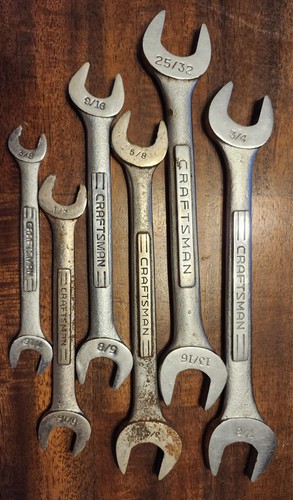 Craftsman sae 6pc double open - sae,