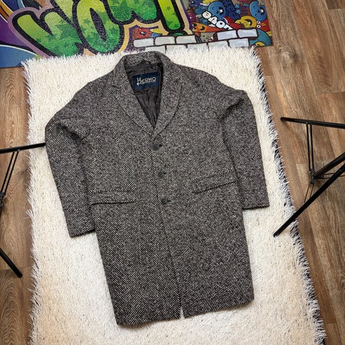 Herno cappotto bordato spina - herno,
