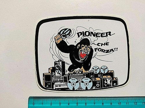 Adesivo pioneer stereo - hi-fi,