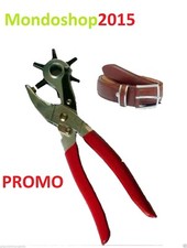 PINZA FUSTELLATRICE FORATRICE PER CINTURA E SCARPE BUCARE FORARE FARE BUCHI NEW