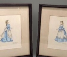 Set con cornice acquerello