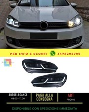 😍Fari Anteriori a LED per VW Golf 6 VI 08-13 Facelift G7.5 Look Fluid Dynamic😍