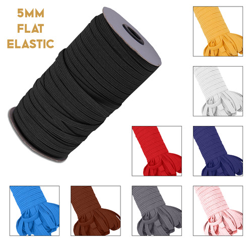 5mm elastico piatto colorato - elastico,
