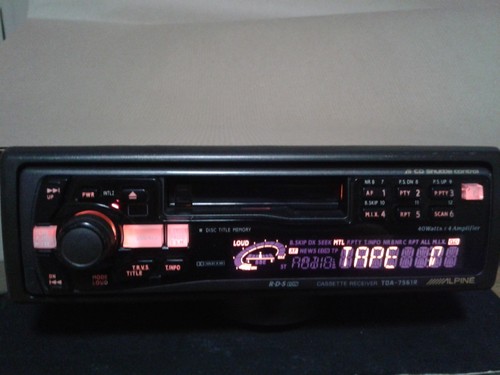 Vintage alpine tda - alpine, tda-7561r