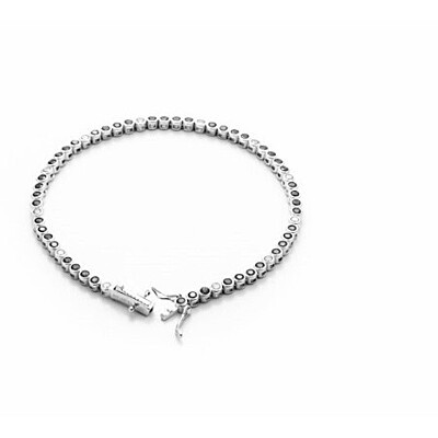 Bracciale tennis uomo argento - tennis,