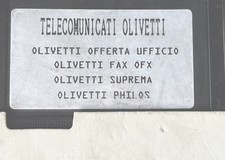 OLIVETTI-Presenta Rara