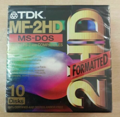 Floppy disk tdk 2hd - 10,