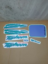 KIT ADESIVI PIAGGIO TYPHOON 50  TECH FOR FUN DECALCOMANIE GRAFICHE  Viola verde