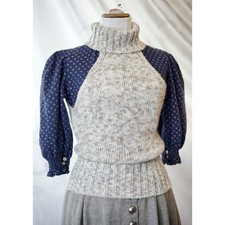 GILET  tg.M  DONNA MAGLIA LANA 50%