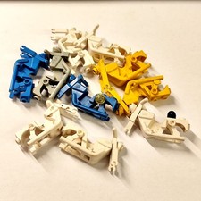 LEGO MOTO MOTOCICLETTA TOWN BIKE CITY LOTTO 10 PZ ROTTE PER PARTI DI RICAMBIO