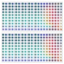 Adesivi riflettenti rotondi