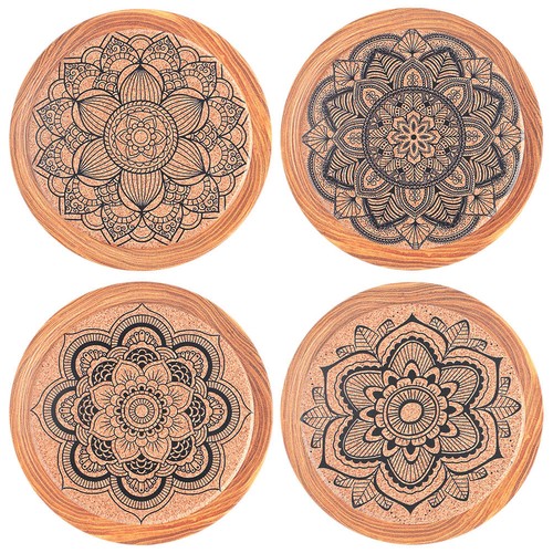 Sottobicchieri in ceramica - ,