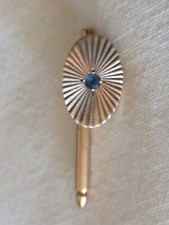 SPILLA IN ORO GIALLO 14 KT CON