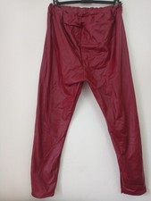 Pantaloni Donna Leggins Pelle Felpati Taglia XXL