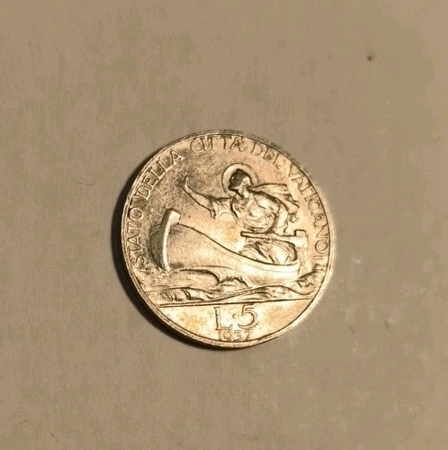 Lire 1937 pio vaticano - 5,