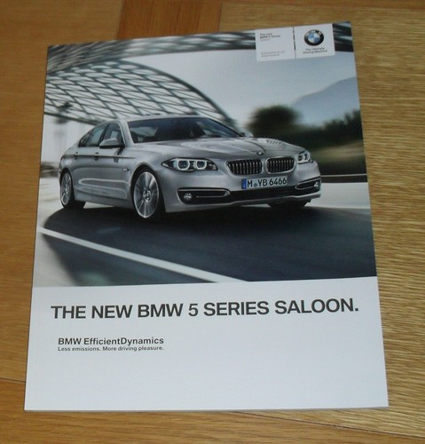 Brochure bmw serie f10 - brochure, 2013