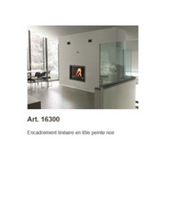 Telaio lineare Jolly Mec lamiera nera per MODULAR 80 senza cassetto di carico