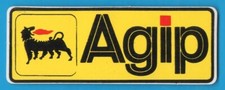Agip adesivo sticker vintage