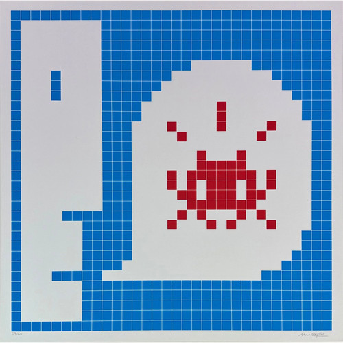 Space invader 2021 alert - invader,