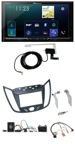 Pioneer 2din dab usb volante - pioneer,