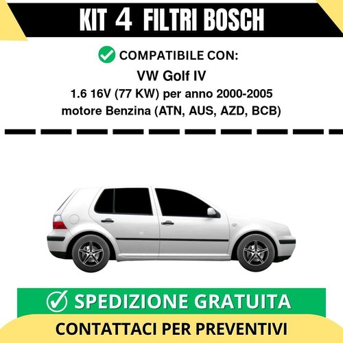 Kit filtri bosch golf - 4, vw