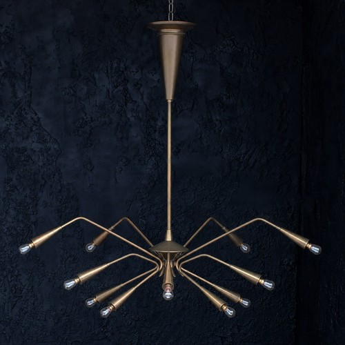 Plafoniera sputnik ottone - sputnik, in