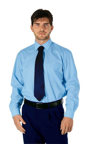 Camicia azzurra per vigilanza
