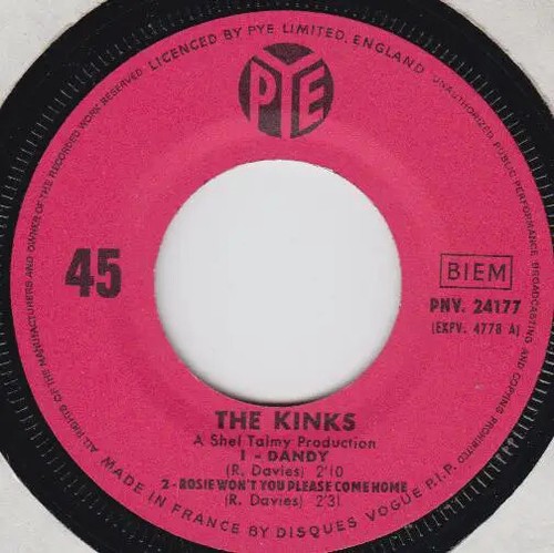 The kinks dandy singolo - the,