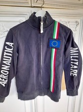 Felpa con zip Aeronautica Militare, tg S