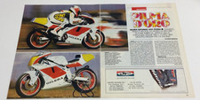 ADVERTISING PUBBLICITA' GILERA SATURNO 600 PIUMA PROVASPRINT 1990 BRAGLIA