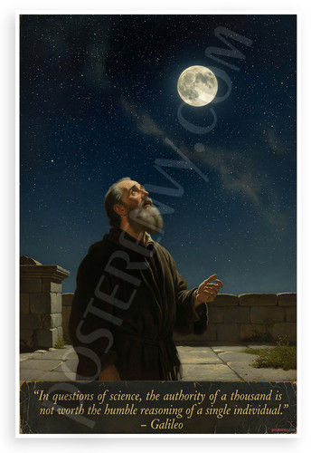 Poster galileo scienza - poster,