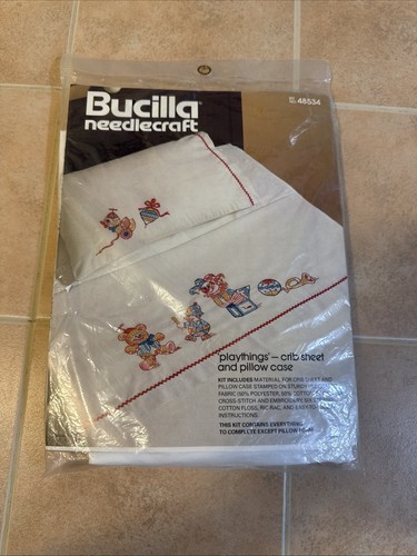 Kit ricamo stampato lenzuola - , e