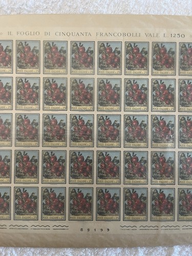 Foglio intero francobolli - intero, 50