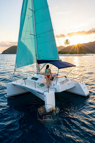 Bellissimo catamarano greco