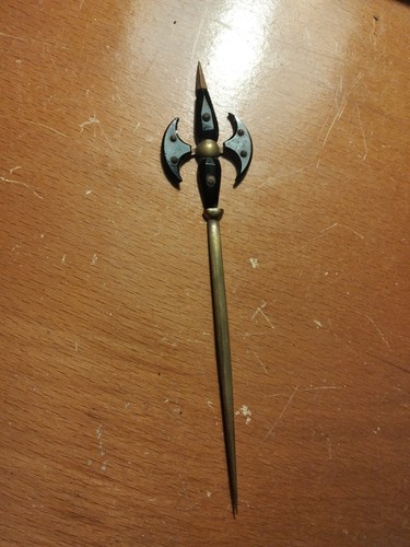 Puntale taglia carte alabarda - puntale,
