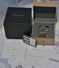 Bellissimo Hamilton Khaki Field Auto Chrono Come Nuovo con Corredo Completo
