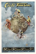 PUBBLICITA' 1949 CICLI TAUREA