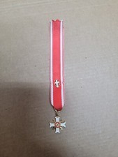 CROCE GALA UFFICIALE ORDINE DI MALTA SPADE INCROCIATE SWORDS CROSSED MEDAGLIA