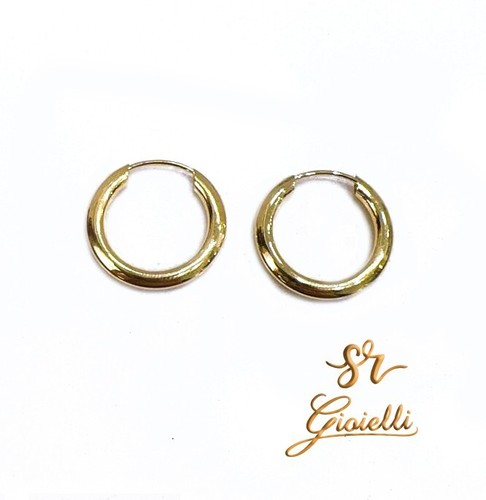 Orecchini cerchio oro giallo - cerchio,