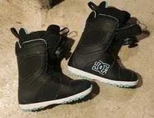 STIVALI DA SNOWBOARD DONNA DC SEARCH modello BOA nero bianco taglia 9 nuovi senza scatola 