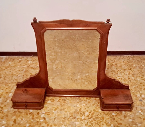 Antico specchio legno - antico, in