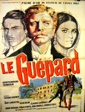 Alain Delon Burt Lancaster IL GATTOPARDO IL LEOPARDO Visconti POSTER FRANCESE47x63
