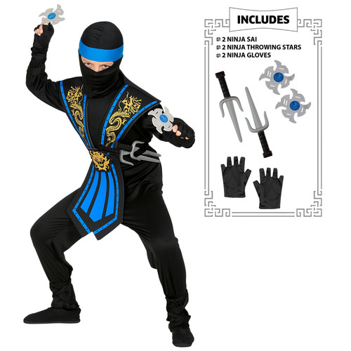 Costume carnevale blue kombat - costume,