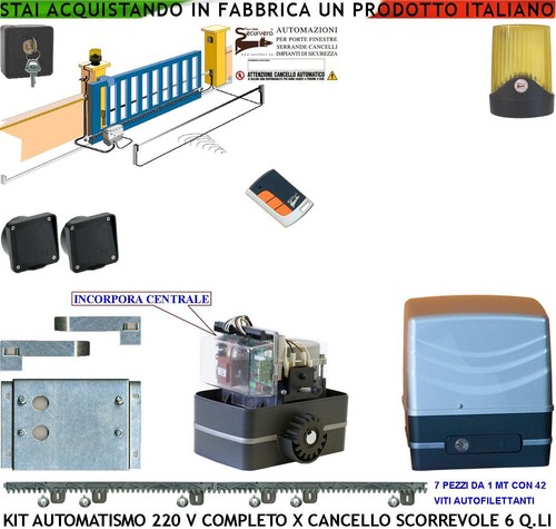 Cancello elettrico scorrevole - cancello,