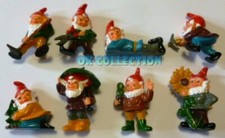 KINDER FERRERO _ GNOMI NANI BURLONI 2° SERIE 1992 _ serie completa 8 sorpresine