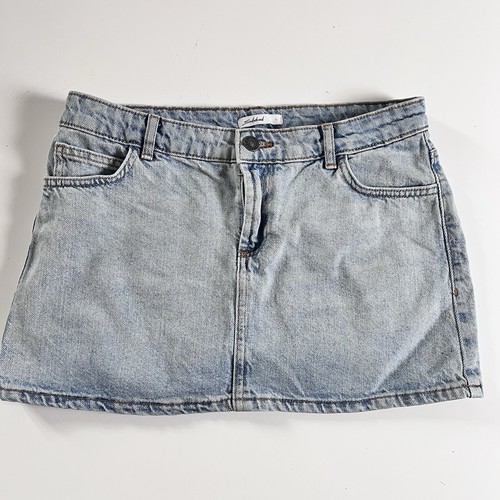 Minigonna denim sottomesso - in,