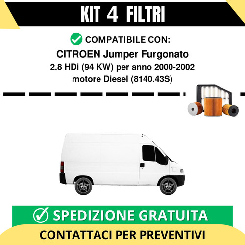 Kit filtri risparmio per - 4,