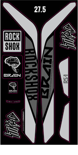 Mtb adesivi forcella rockshox - mtb,