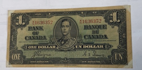 Dollar 1937 bank of - dollar, 02.01.1937