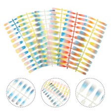 144pcs Premere su unghie Falso